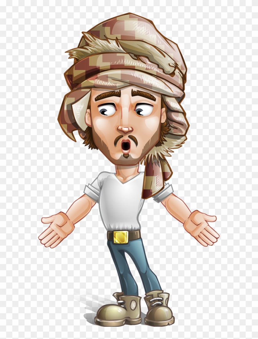 Free Arab Man Clip Art - Human Cartoon Characters Png #308866