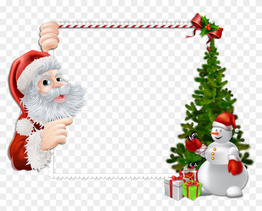 Marco De Foto Santa Claus - Clipart Rahmen Weihnachten Kostenlos #308877