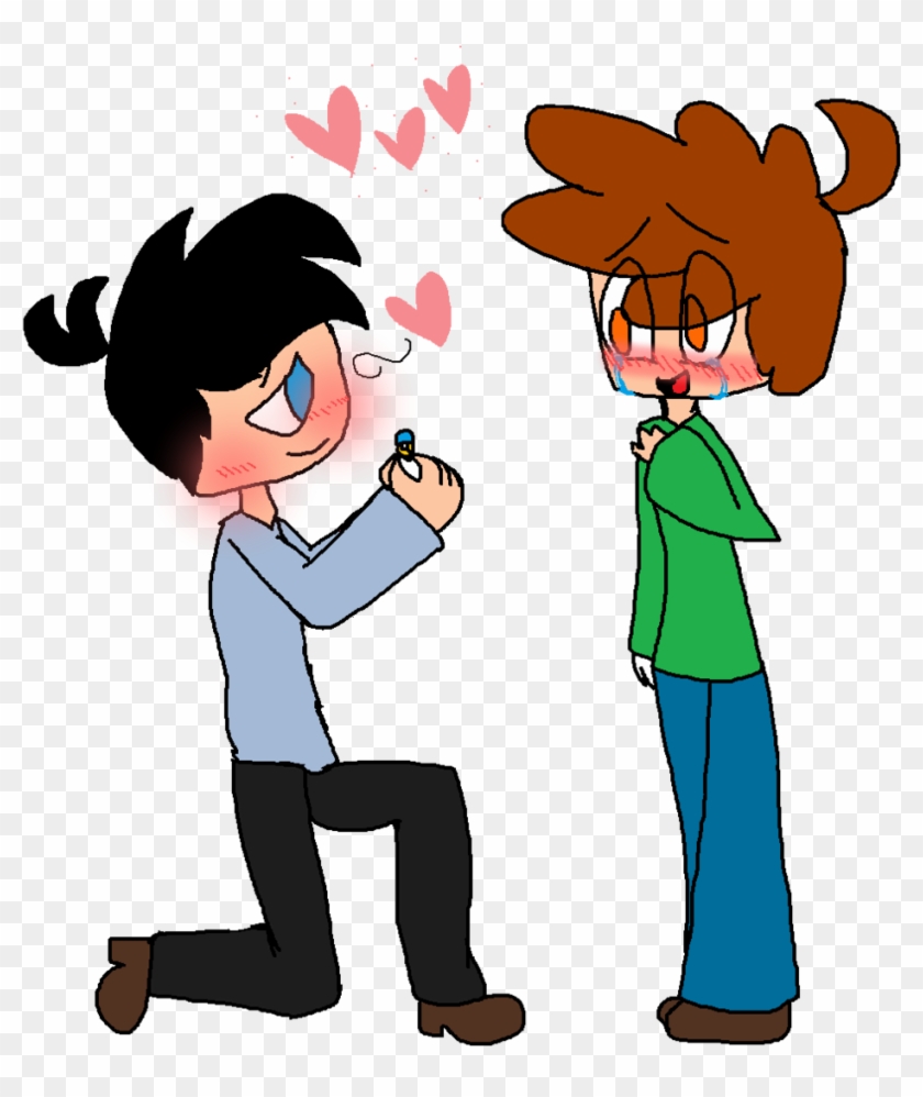 Rq - - Jeremike - - Propose By Rainbowzforlife - Cartoon - Free Transparent  PNG Clipart Images Download