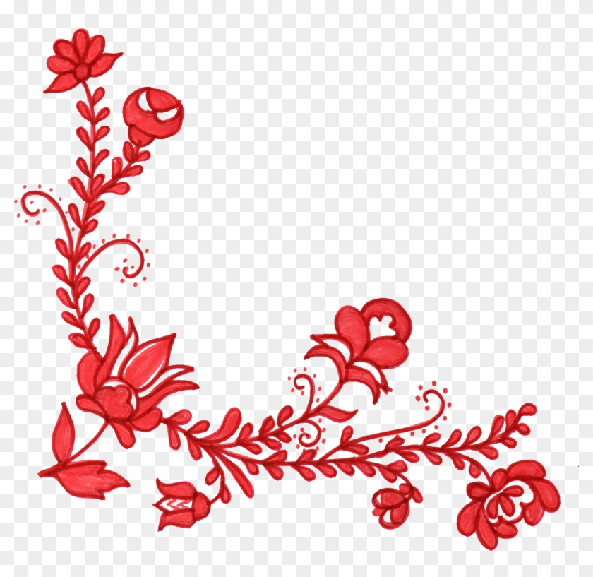 Free Download - Floral Ornament On Corner #308989