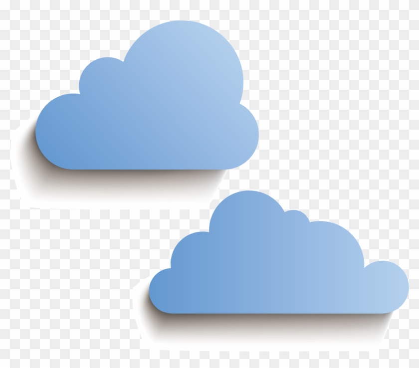 Paper Cloud - Blue Clouds - Imagenes De Nubes Animado #309034
