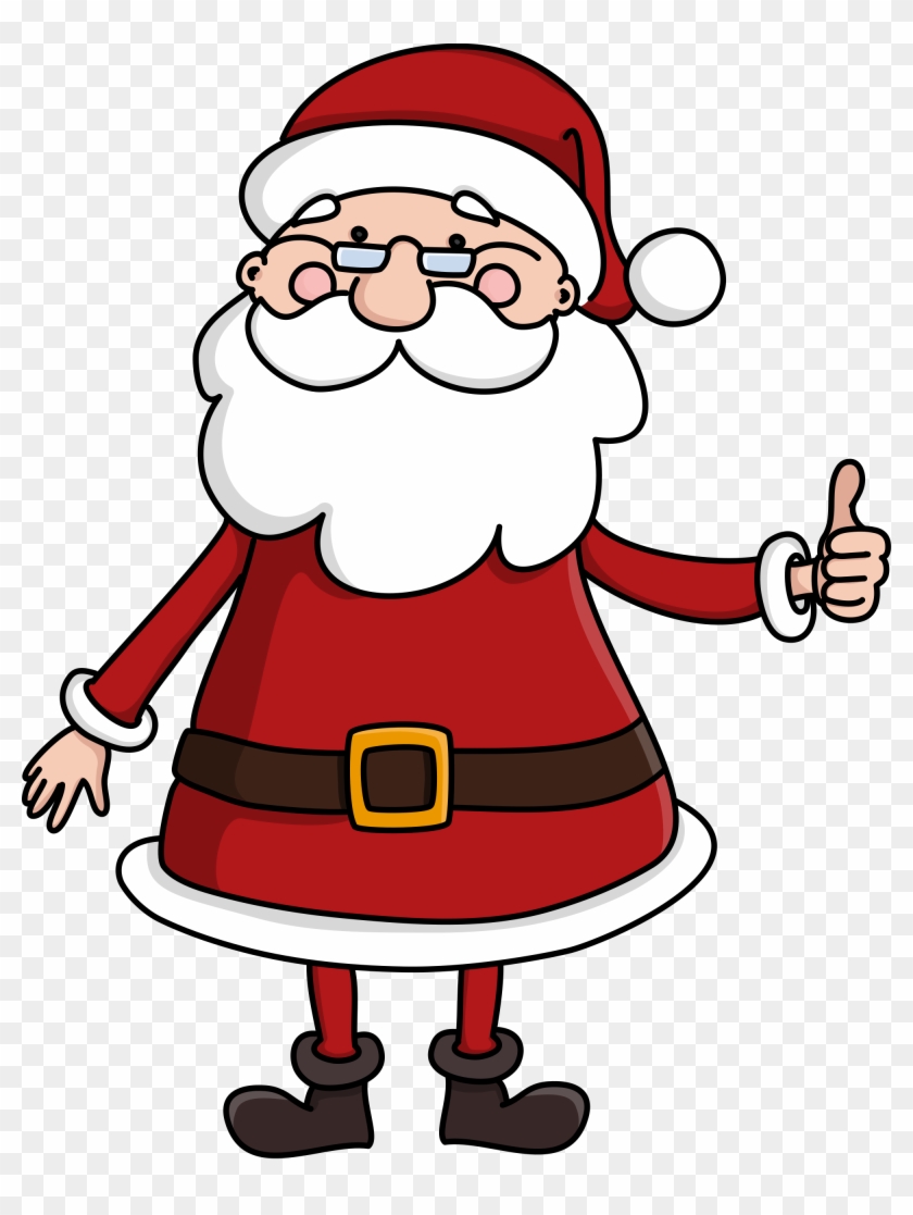 Open - Santa Claus Thumbs Up #309149