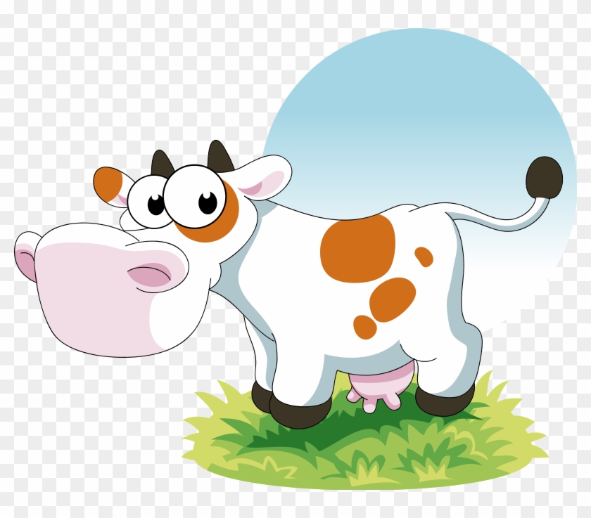 Farm Cow Cartoon Png - Free Transparent PNG Clipart Images Download