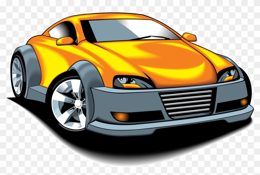 Download Free Printable Clipart And Coloring Pages - Vector Cartoon Sport Car #309209