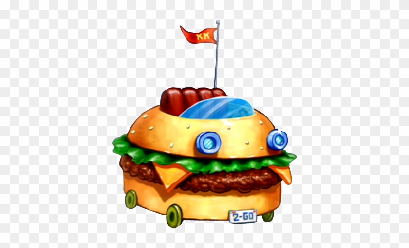 Showing Post & Media For Burger Car Cartoon - Spongebob Krabby Patty Car #309237