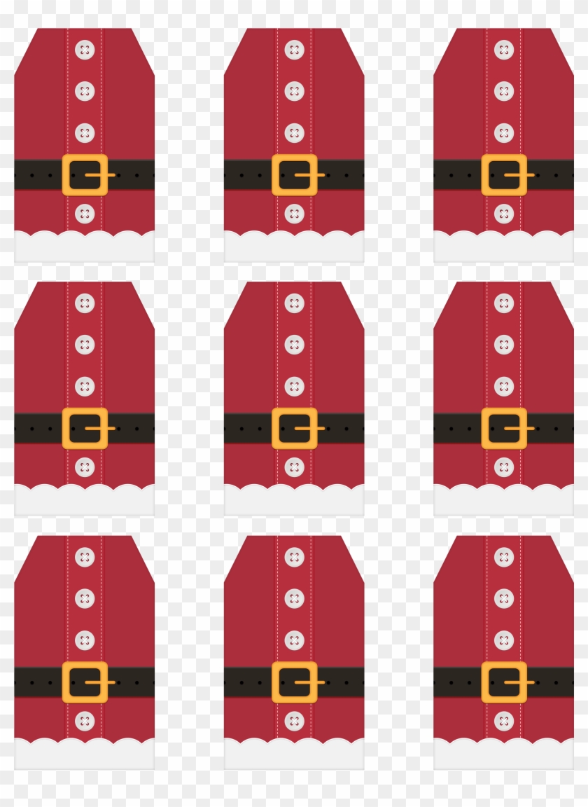 Santa Printable Tags For Christmas - Free Printable Santa Tags #309271