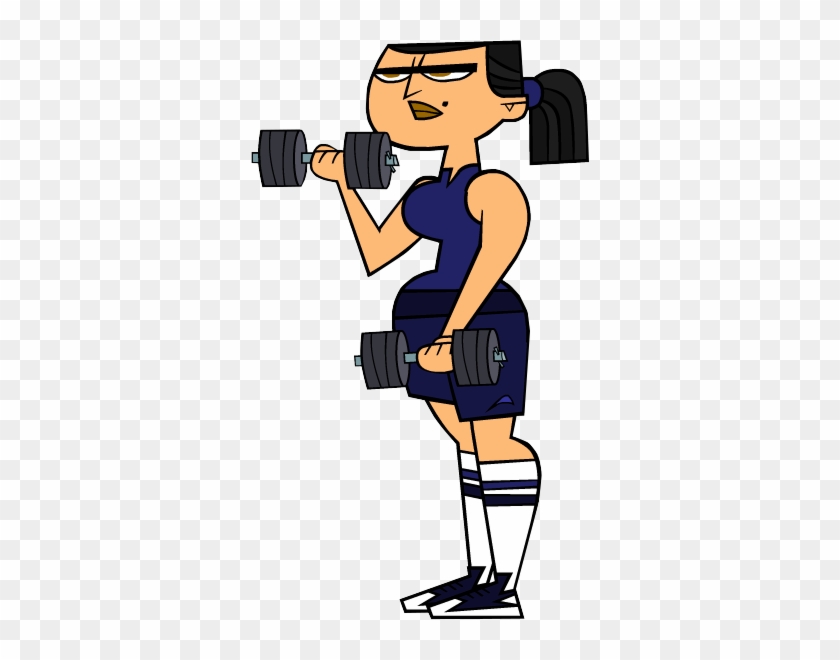 Eva Lifting Weights - Total Drama Island Eva #309308