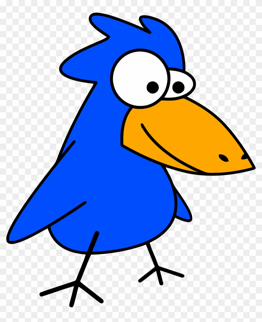 Blue Cartoon Bird Clipart Png - Bird Clip Art Gif #309336
