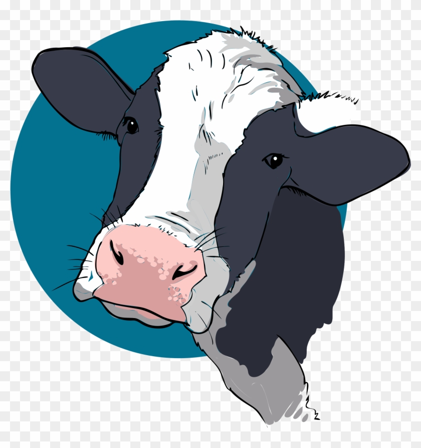 Cartoon Cow Face 29, - 3drose Llc 8 X 8 X 0.25 Inches Mouse Pad, Rug Samples #309368