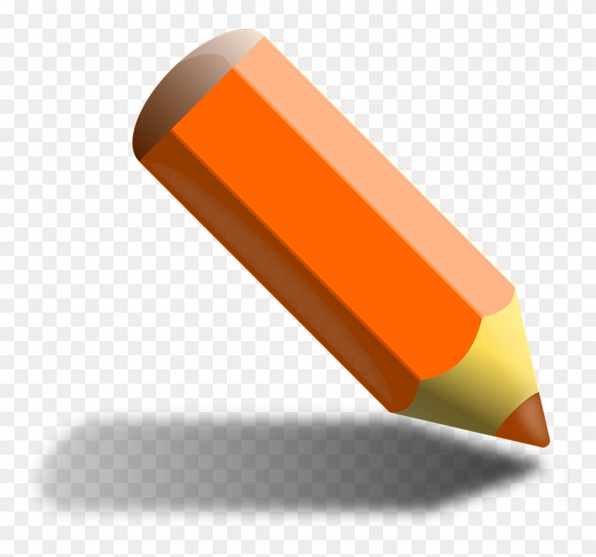 Orange Crayon Clipart Free Clipart Images - Orange Pencil Clipart #309379