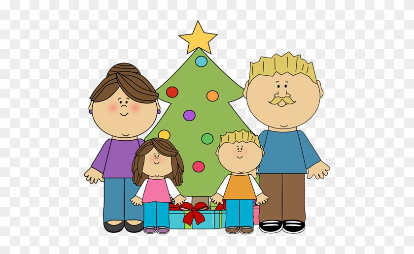 Christmas - Family At Christmas Clip Art #309460