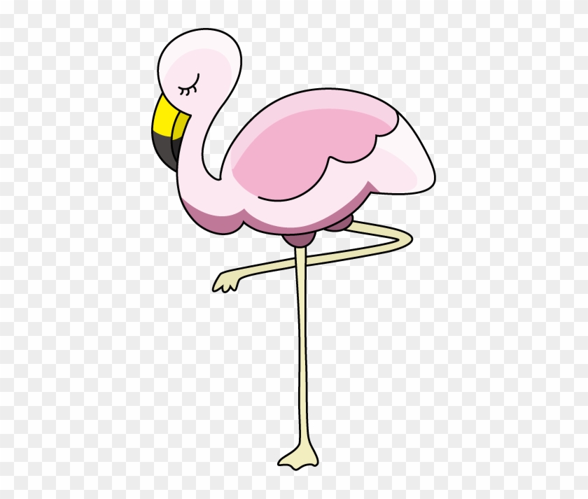 Flamingo Clipart - Clip Art Of A Flamingo #309472