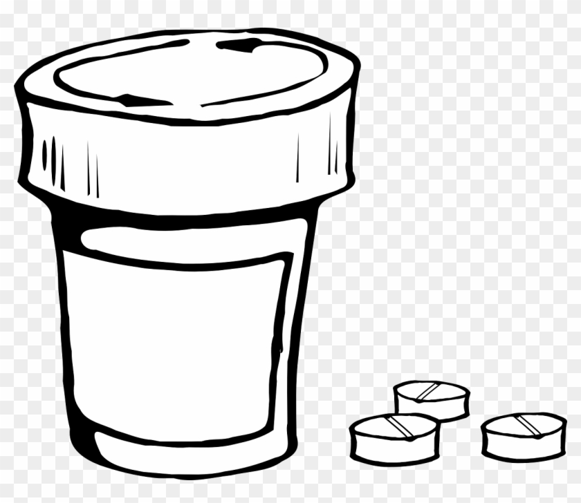 Pills And Bottle Icon Size Clip Art - Pill Bottle Clip Art #309482