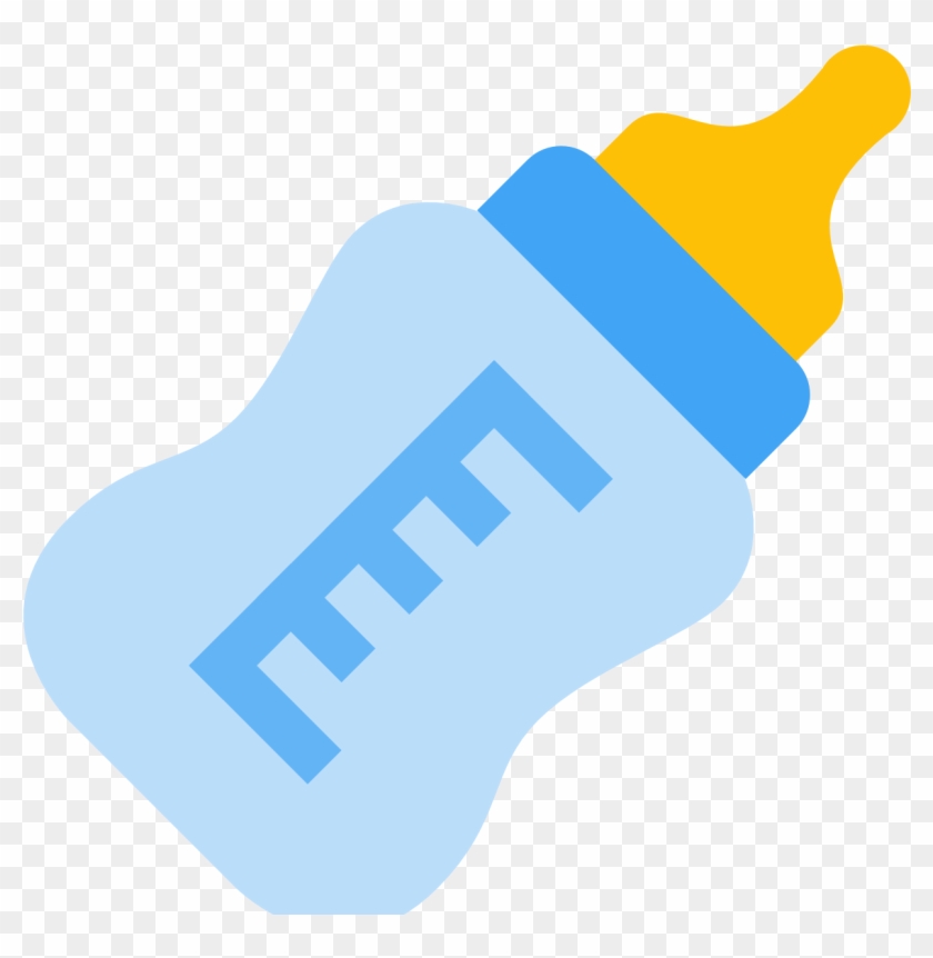 28 Collection Of Baby Bottle Clipart Blue - Baby Bottle Icon Png #309503