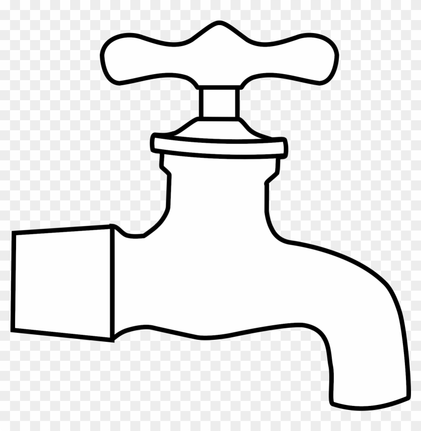 Water Faucet Vector Clipart - Hypothesis Clipart #309523