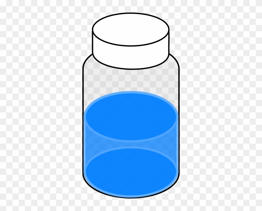 Sample Vial 20ml Blue Clip Art At Clker - Sample Vial 20ml Blue Clip Art At Clker #309595