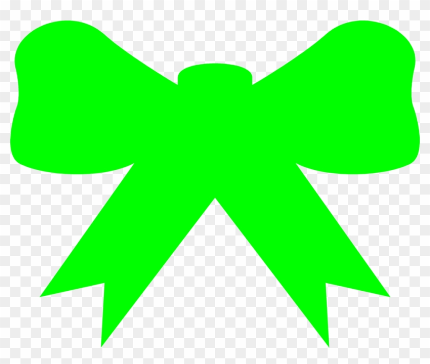 Illustration Of A Green Bow - Greenbow With Transparent Background #309611