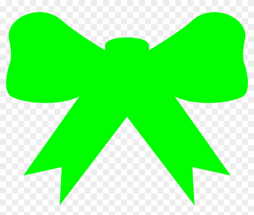Illustration Of A Green Bow - Greenbow With Transparent Background #309611