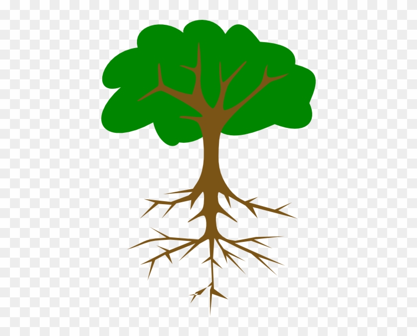 Tree With Long Taproot Clip Art At Clker - Tree Clip Art #309631