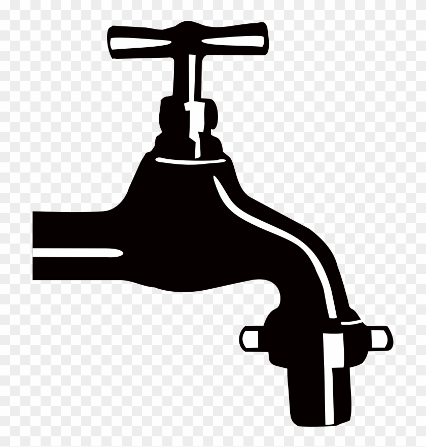 Clipart - Faucet - Poison Water Shower Curtain #309665