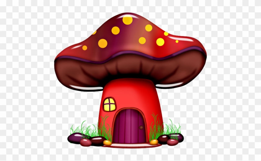 Mushroom Home 2 - Mushroom House Clipart Png #309675