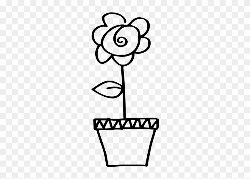 Flower Pot Clipart - Blüte, In Der Sie Ii Gepflanzt Werden Grußkarte #309700