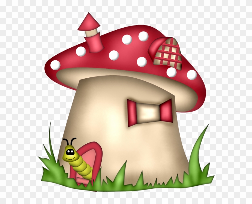 Mushroom House * - Cartoon Mushroom House Png - Free Transparent PNG  Clipart Images Download