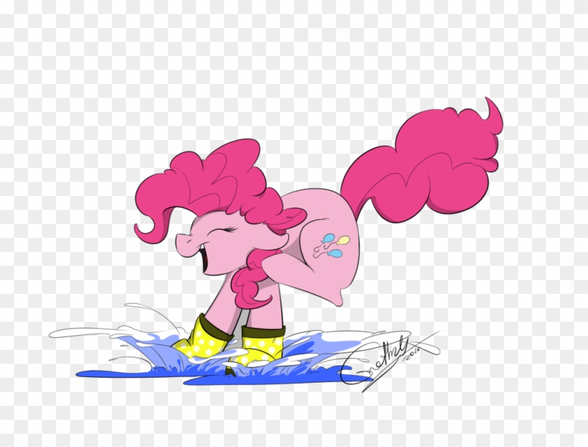 Rutkotka, Pinkie Pie, Puddle, Rain Boots, Safe, Solo, - Illustration #309918