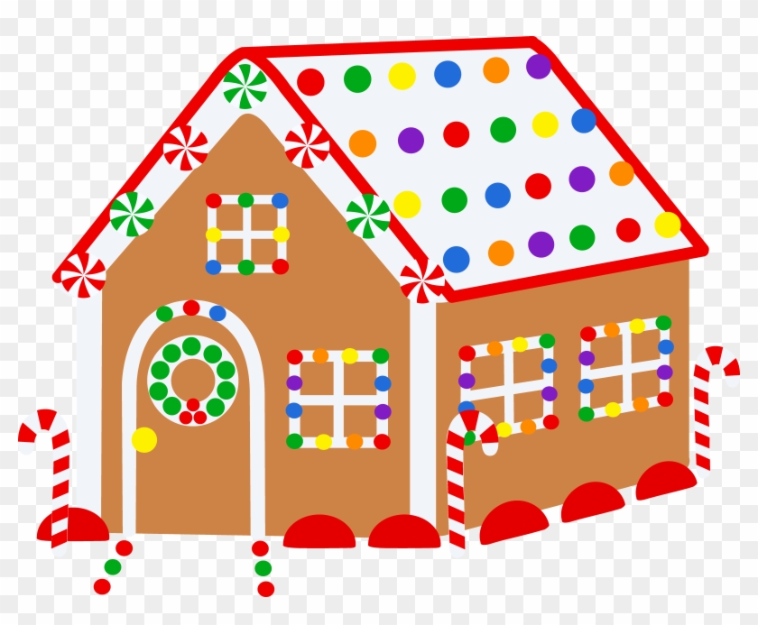 Christmas Gingerbread House Free Clip Art - Gingerbread House Clip Art #310011