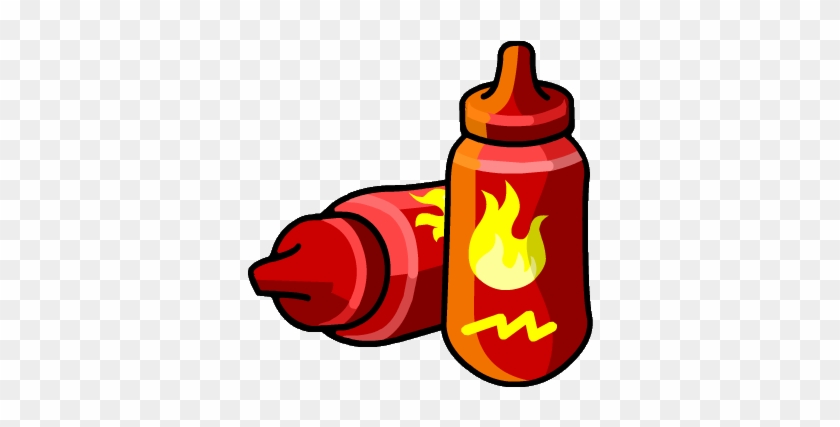 Black Puffle's Hot Sauce Art - Salsa Picante Club Penguin #310017