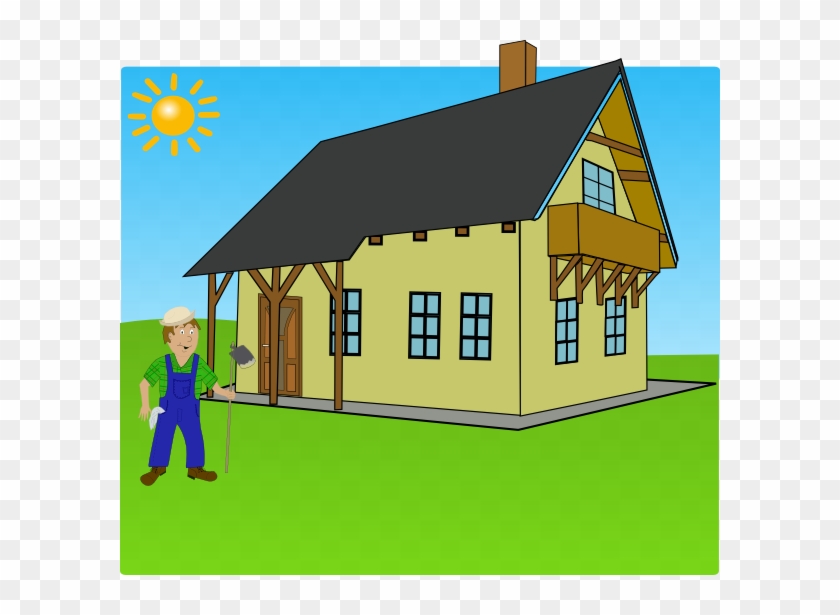 Clipart Super Idea Farm House Clipart Background Clip - House Clip Art #310034