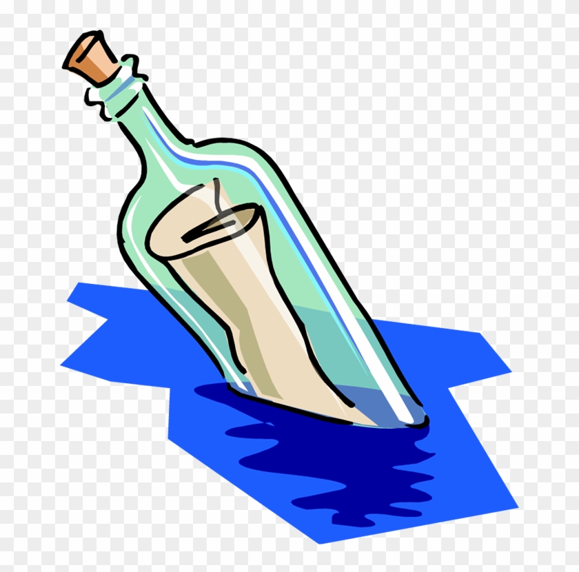 Message In The Bottle Clipart #310146