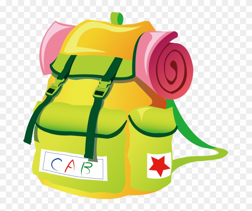Pin Cartoon Clip Art Free Download - Backpack Png Clipart #310162