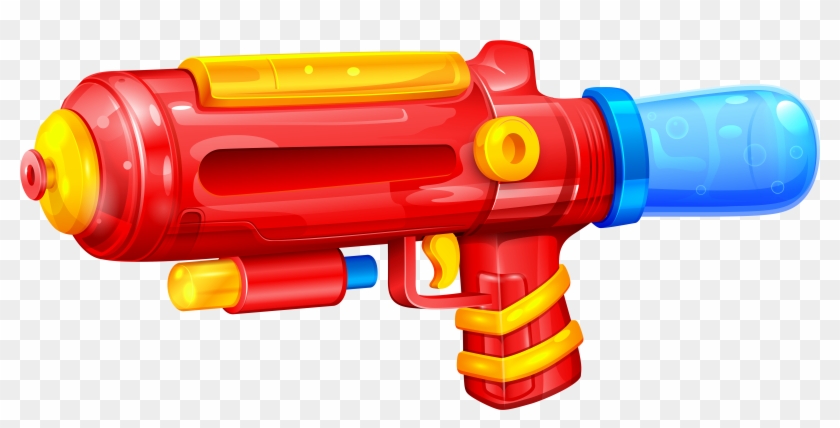 Squirt Clip Art And Stock, Water Gun Vector Water Gun - Water Gun Png #310243
