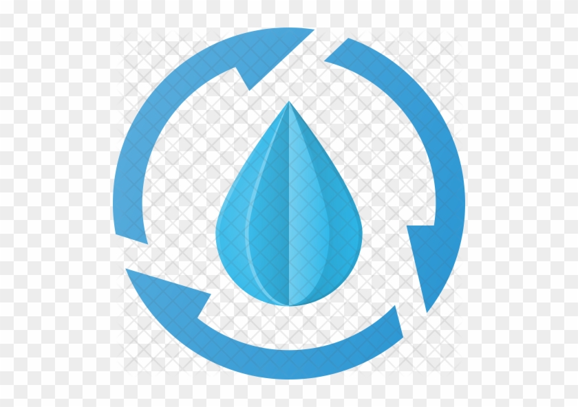 Water Recycle Icon - Renewable Energy Icon Png #310318