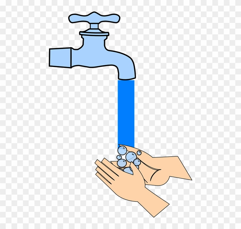 Clean Water Comes From - Cartoon Hand Washing Gif #310323