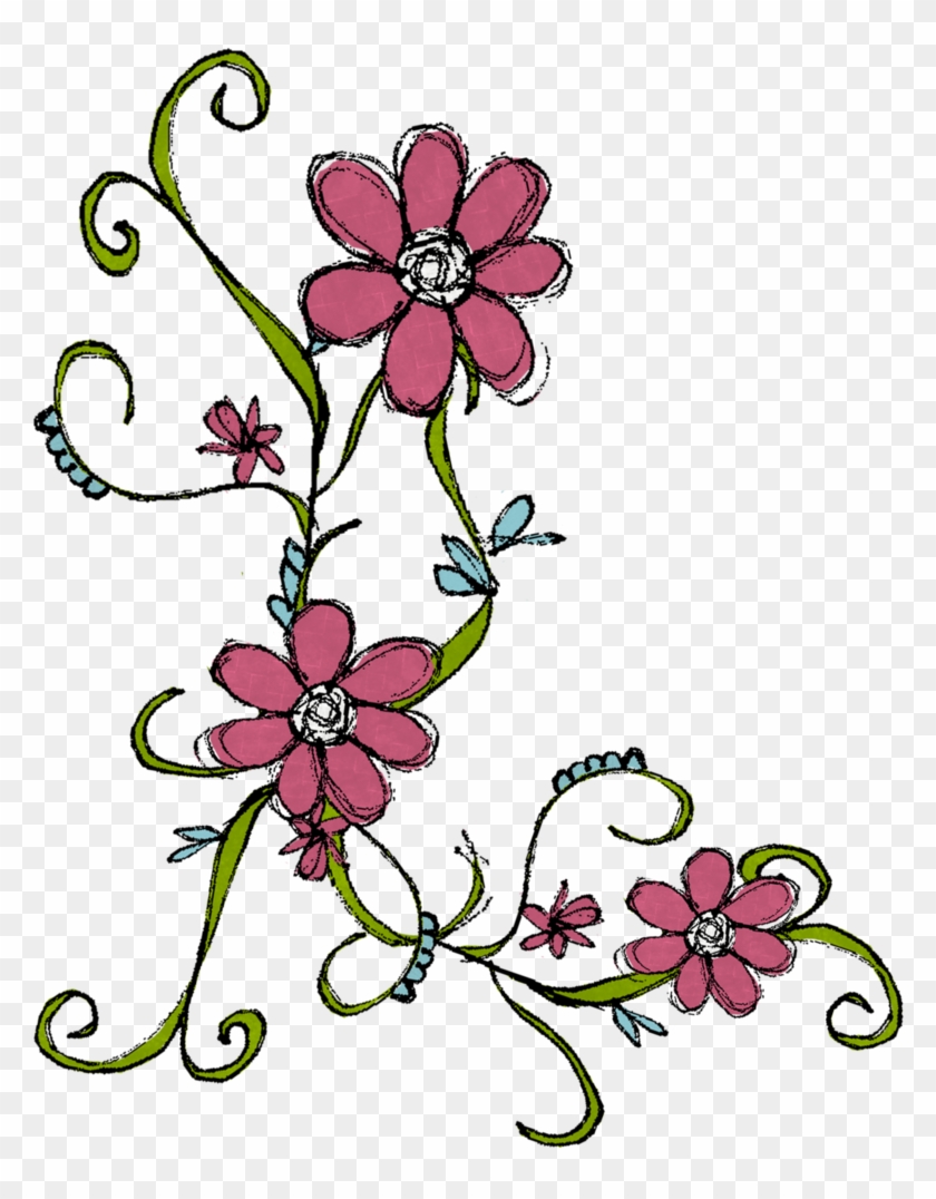 Flower Doodle Photo - Flower Doodles Png #310359