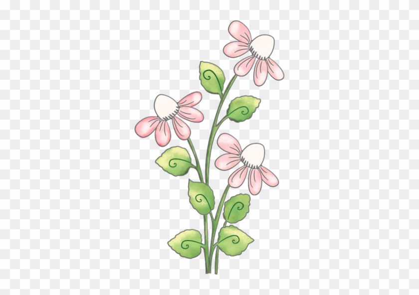 Flores Png - Flores Dibujo Fondo Transparente - Free Transparent PNG  Clipart Images Download