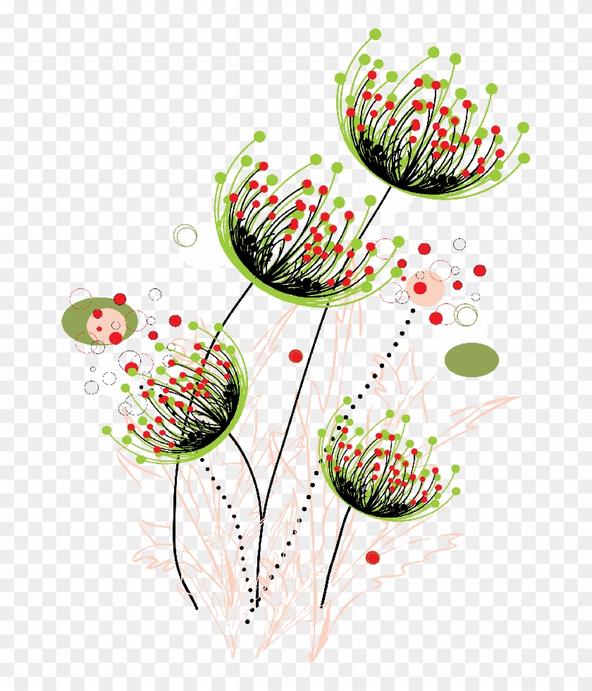 Flores Ilustraciones En Png Para Artesanía Y Diseños - Dandelion #310365