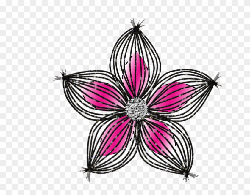 Colored Doodle Flower By Thecreativedoodle - Color Flower Doodles Transparent #310384