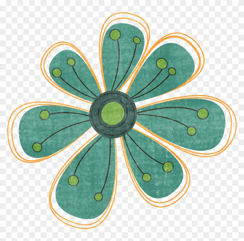 Blagovesta Indian Summer Doodle Flower3 - Vector Graphics #310428