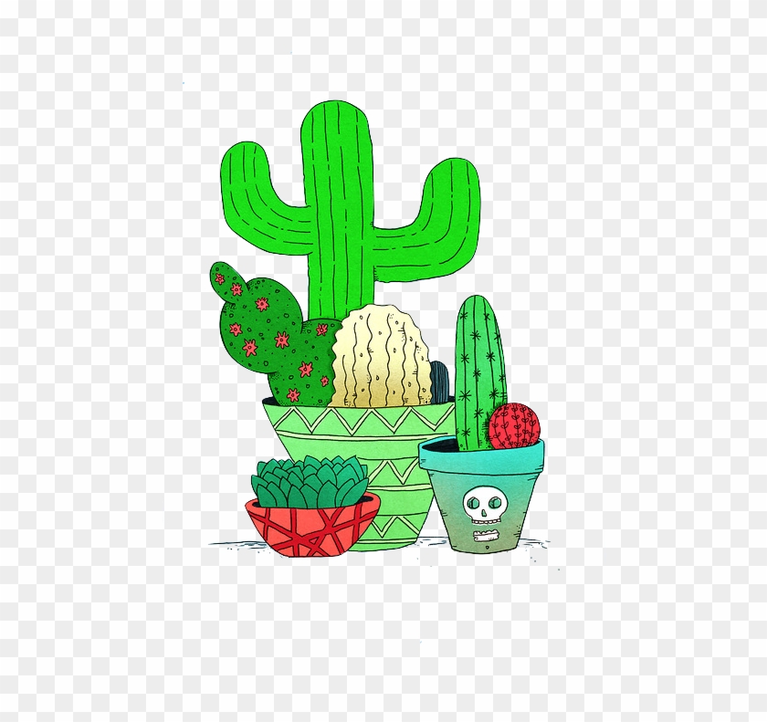 Tumblr Transparent Overlay - Overlays Transparent Tumblr Cactus #310474