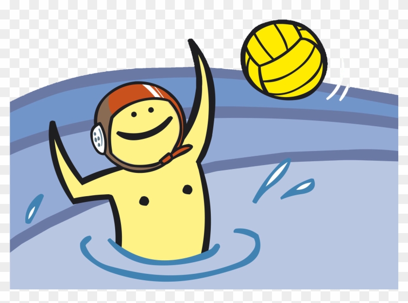 Water Volleyball Swimming Pool Clip Art - Water Volleyball Swimming Pool Clip Art #310566