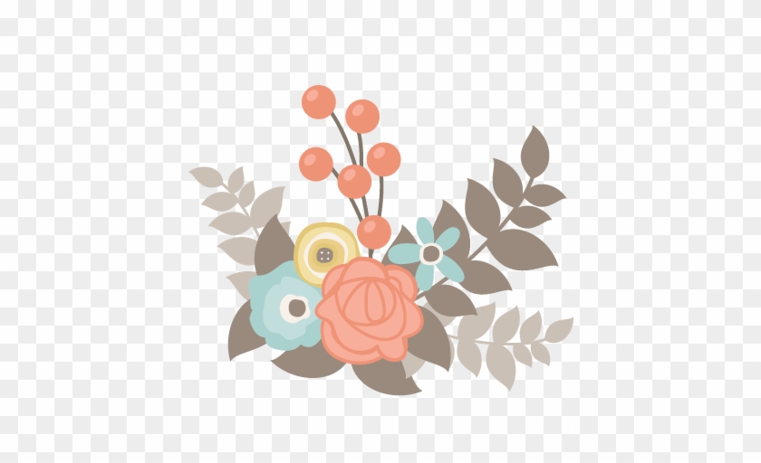 Flowers Svg Cut Files Flower Scal Files Free Scut Files - Cute Clipart Flowers #310557