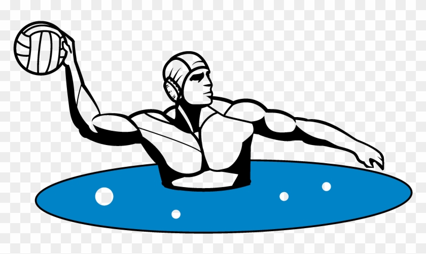 Water Polo Clip Art - Water Polo Player Graphic #310573