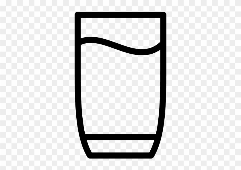 Empty Beaker Clip Art Download - Water Glass Icon #310570