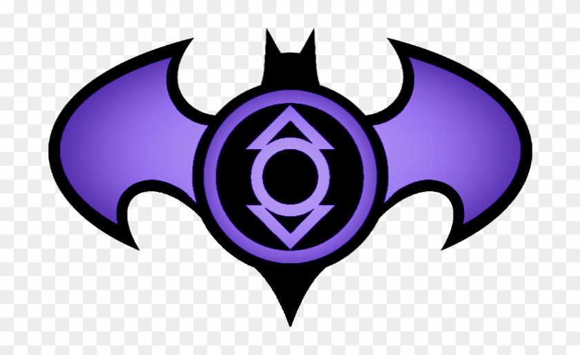 Batman Indigo Lantern Logo By Kalel7 On Deviantart - Sinestro Corps Batman Logo #310671