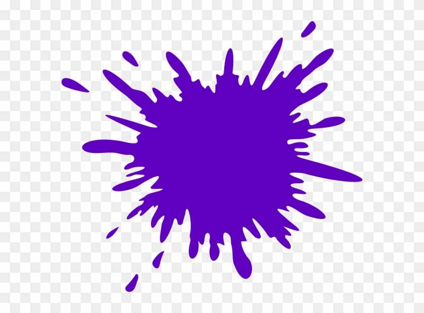 Purple Splash Clip Art At Clker - Splash Png #310707