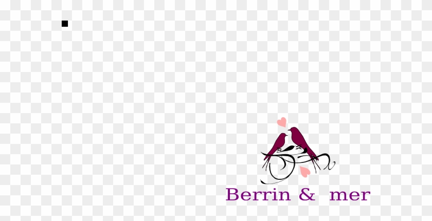 Love Birds Svg Clip Arts 600 X 350 Px - Portable Network Graphics #310706