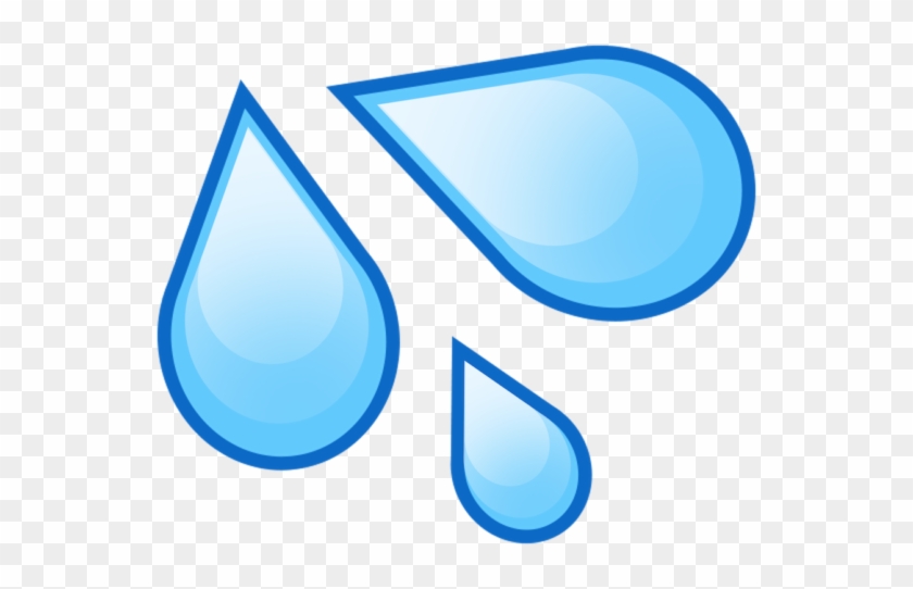 Water Drop Emoji Cutout - Water Drop Emoji #310873